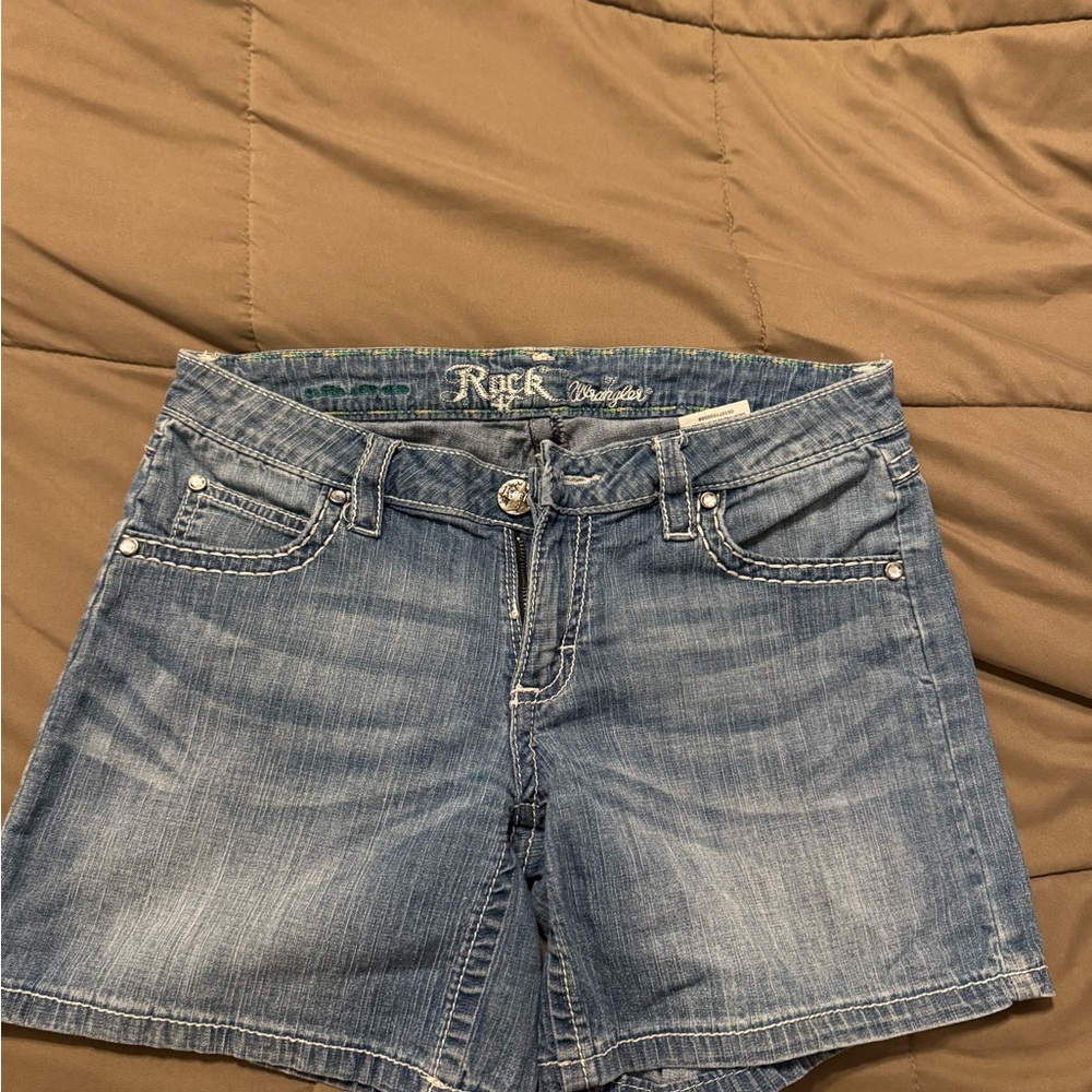 Rock47 by wrangler Blue Denim Women Shorts